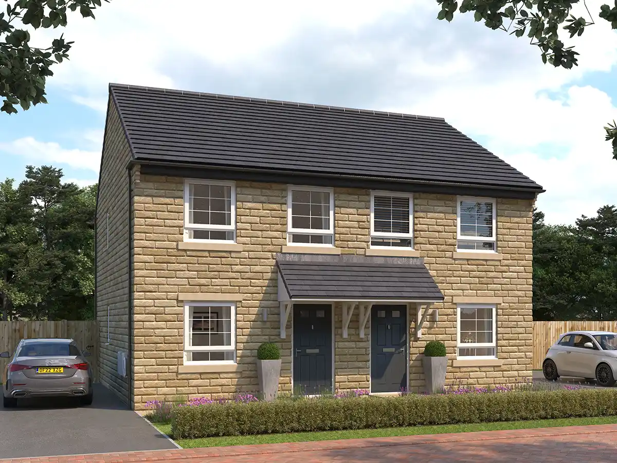 Newett Homes, The Ripponden, 2 bedroom Semi-Detached home