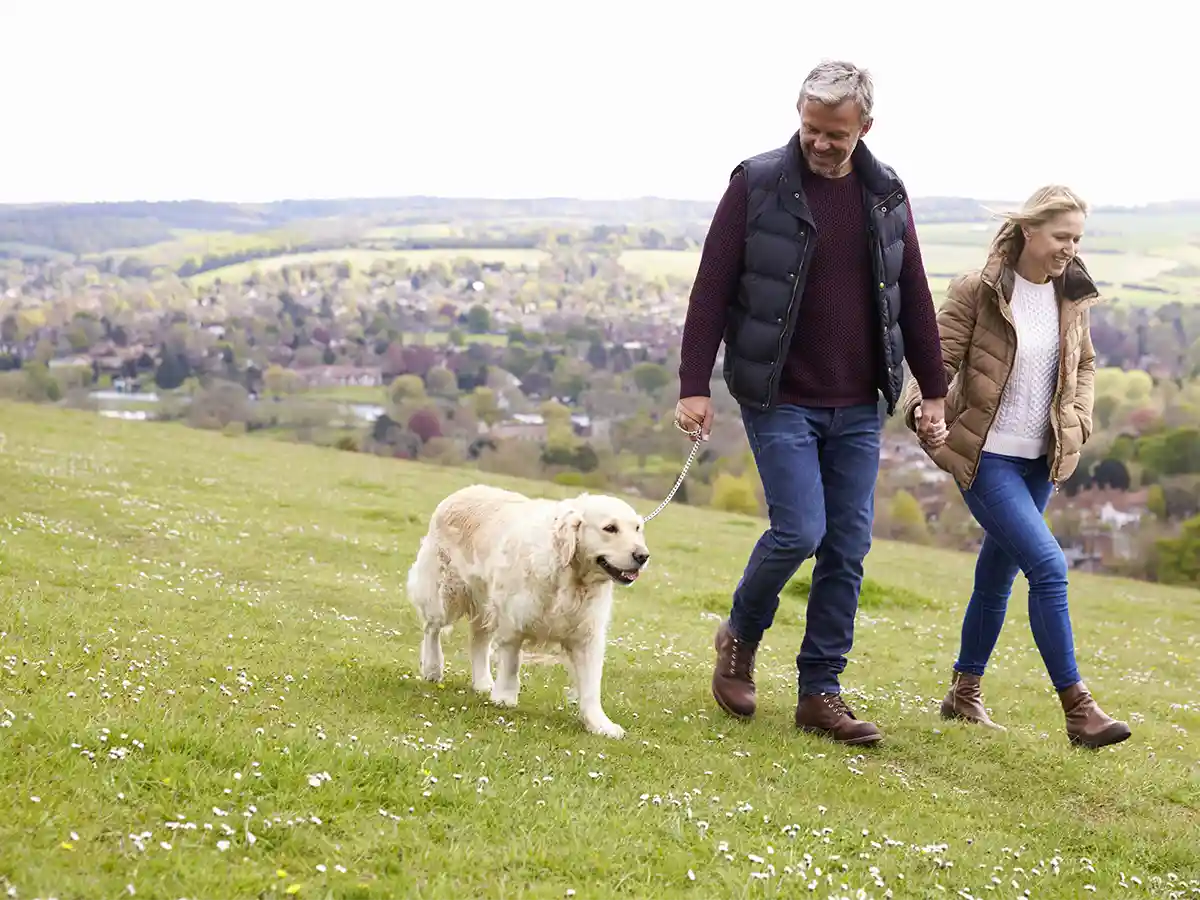 couplewalkingwithdog