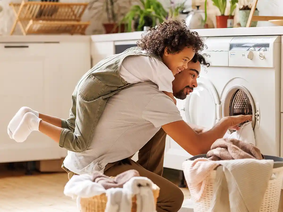 fatherandsonwashing